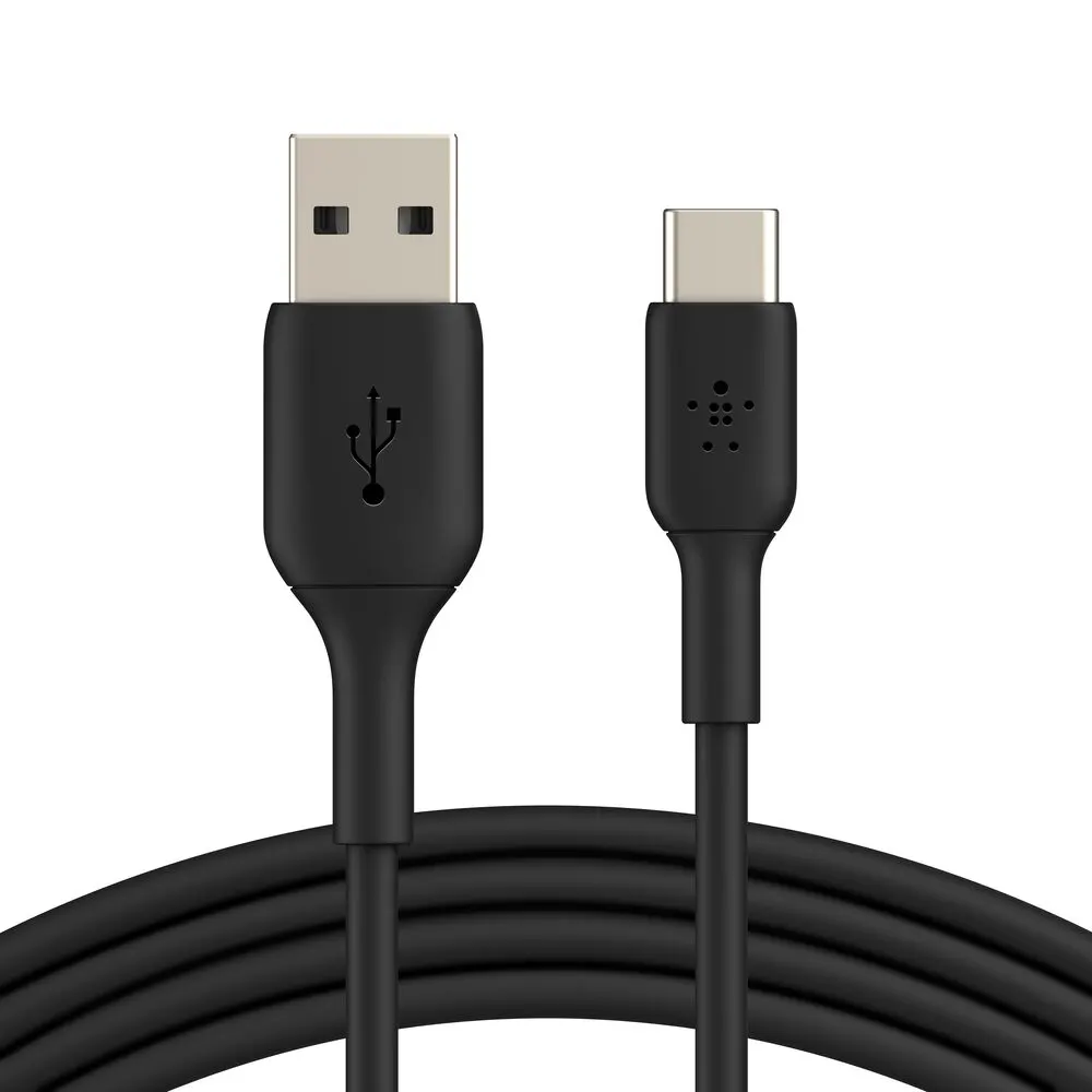 BOOST↑CHARGE™ USB-C to USB-A Cable (2m / 6.6ft, Black)