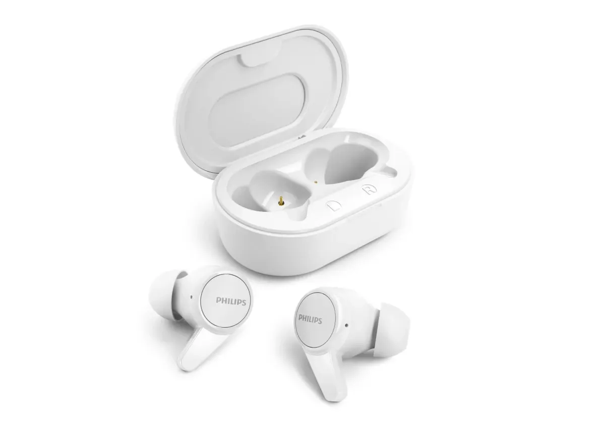 Philips TAT1207 true wireless headphones, white
