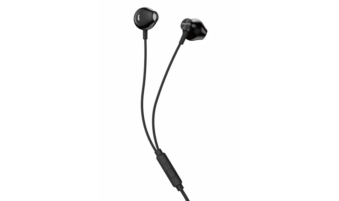 Philips TAUE101 wired earbuds with mic, black