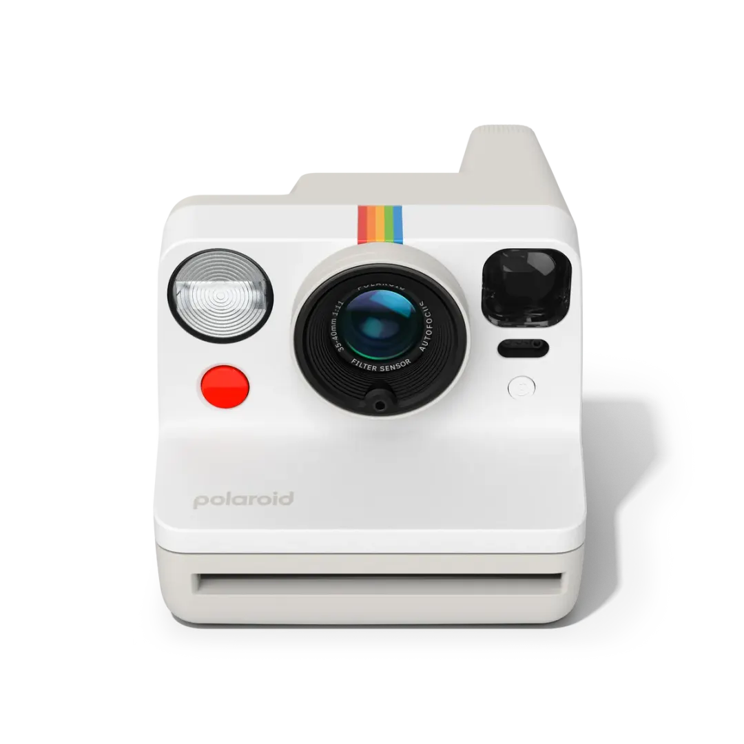 Polaroid Now Instant Camera Generation 3 Pebble White