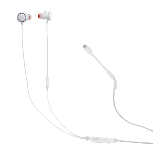 JBL Quantum 50C USB-C gaming earbuds, White