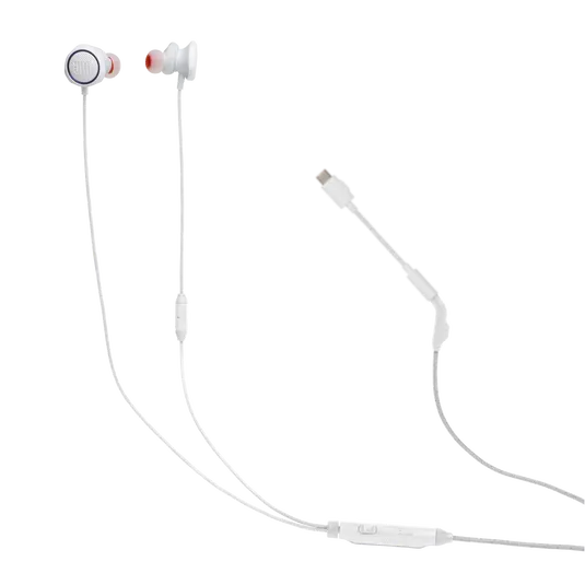 JBL Quantum 50C USB-C gaming earbuds, White