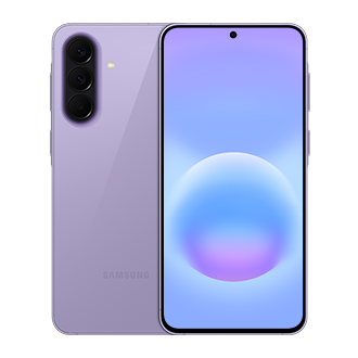 Samsung Galaxy A57 5G smartphone in Awesome Lilac
