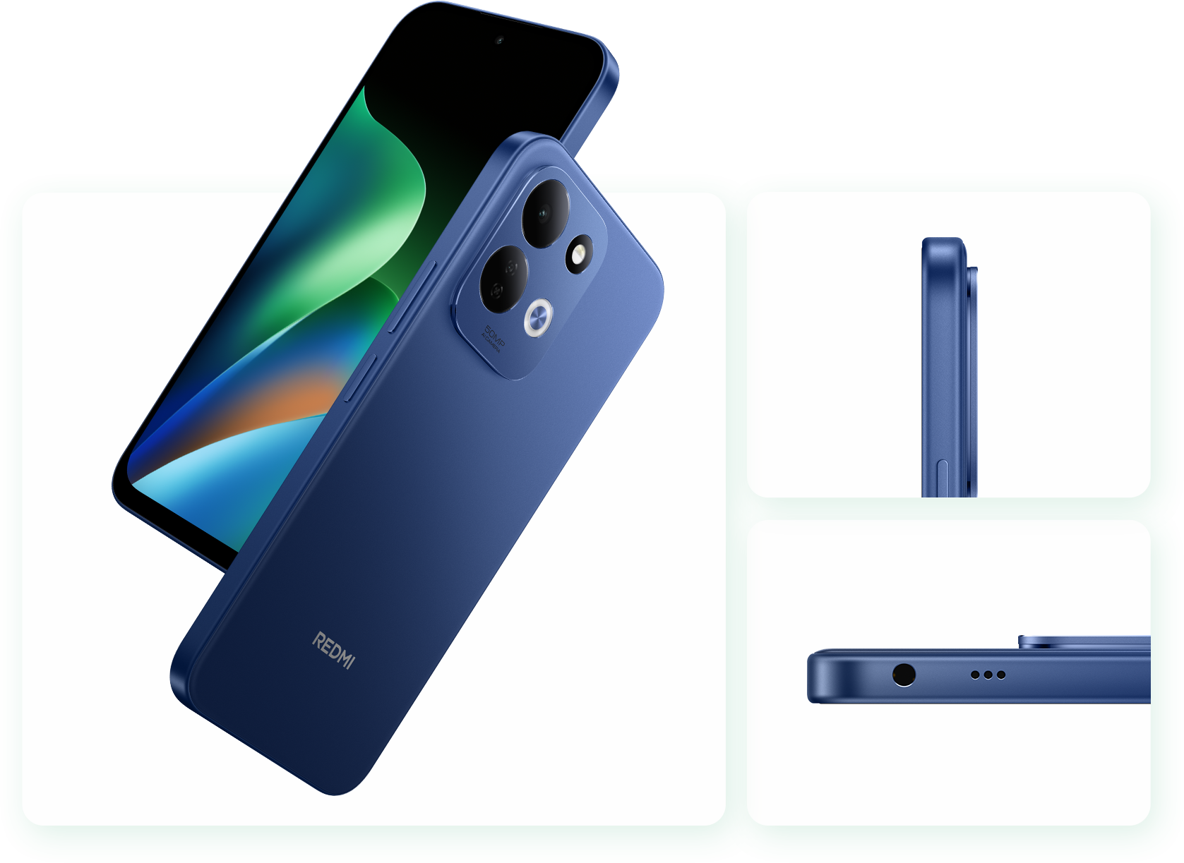 Redmi 17 4G in Deep Blue