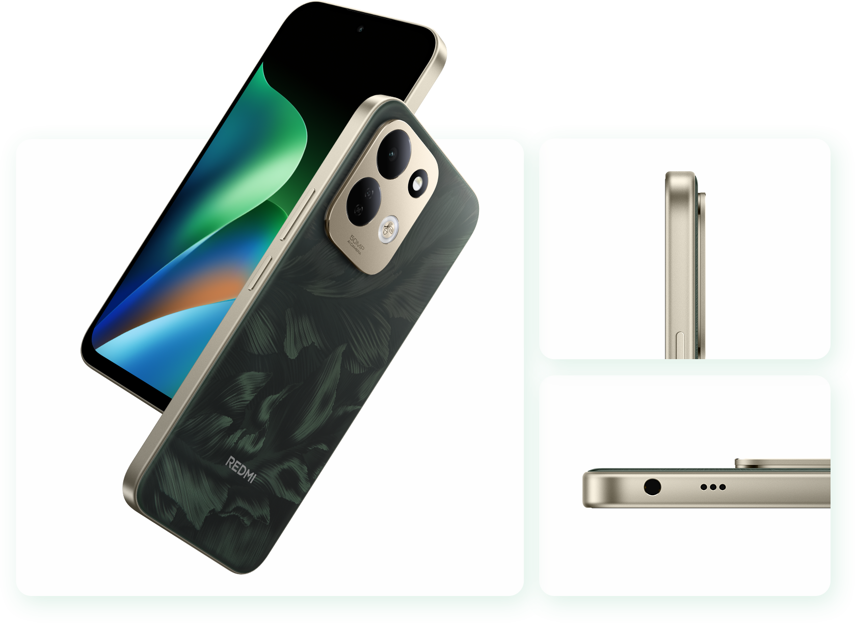 Redmi 17 4G in Oak Green