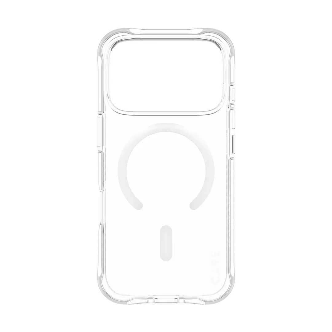 Samba Case Transparent w. White MagSafe iPhone 18 Pro | 17 Pro