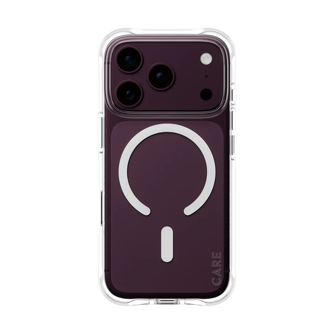 Samba Case Transparent w. White MagSafe iPhone 18 Pro | 17 Pro