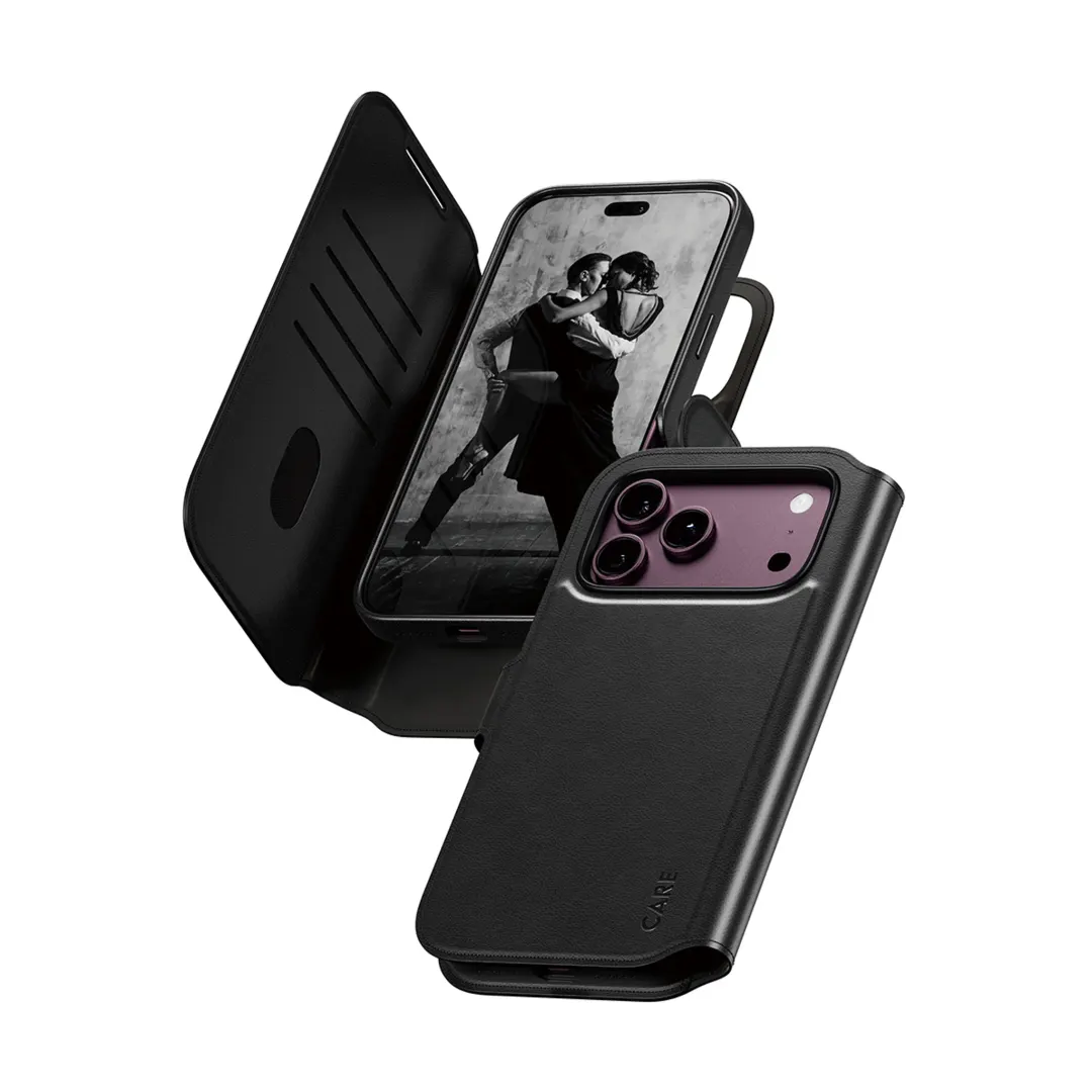 Tango 2-in-1 Wallet Case Black w. MagSafe iPhone 18 Pro Max | 17 Pro Max